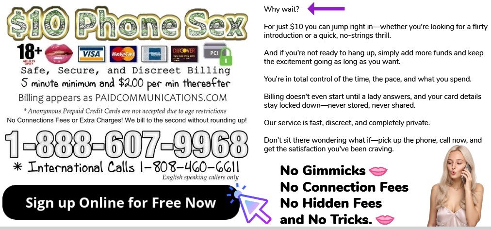 $10 phone sex